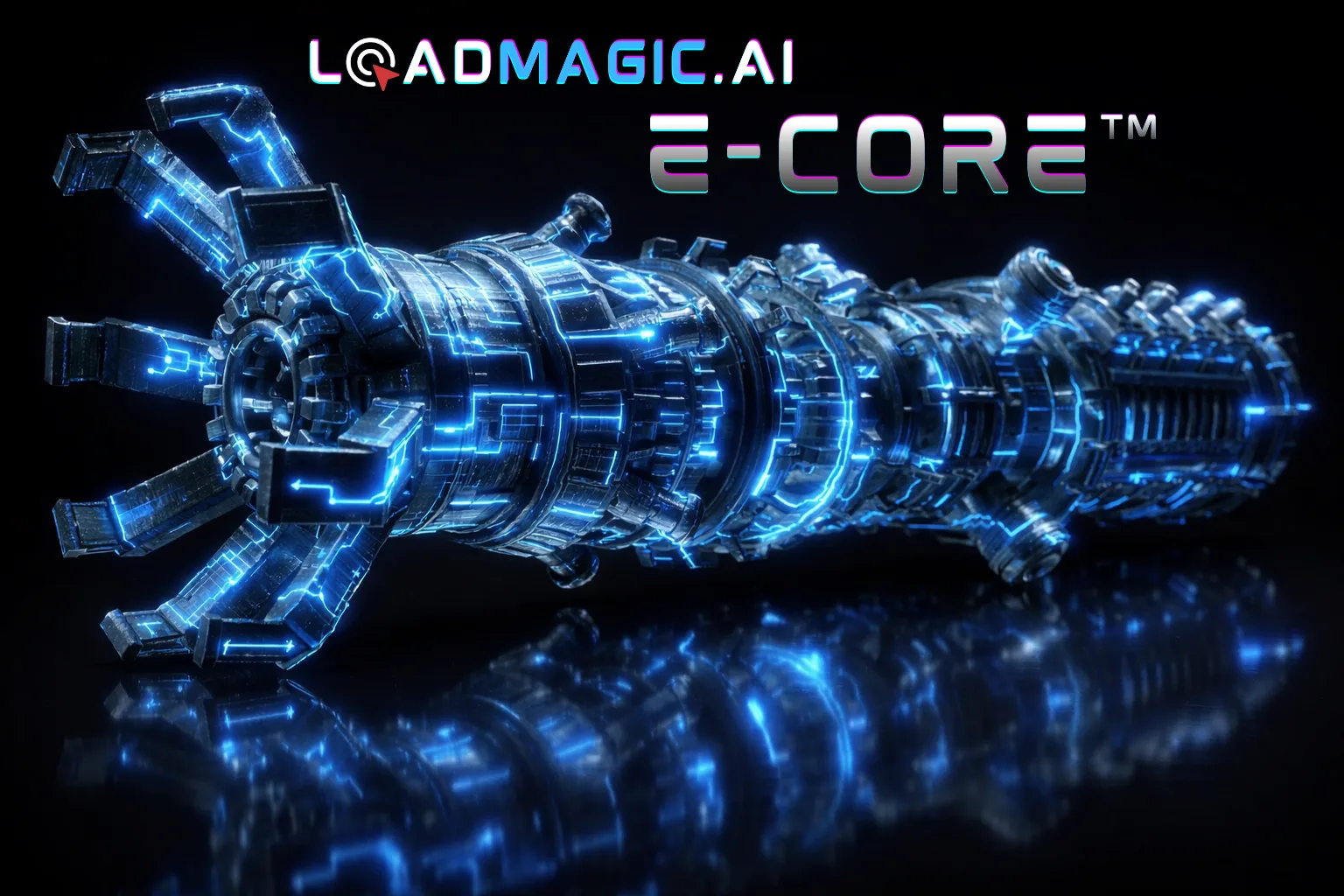 E-CORE inference abstraction — model-agnostic reasoning layer powering all AI agents